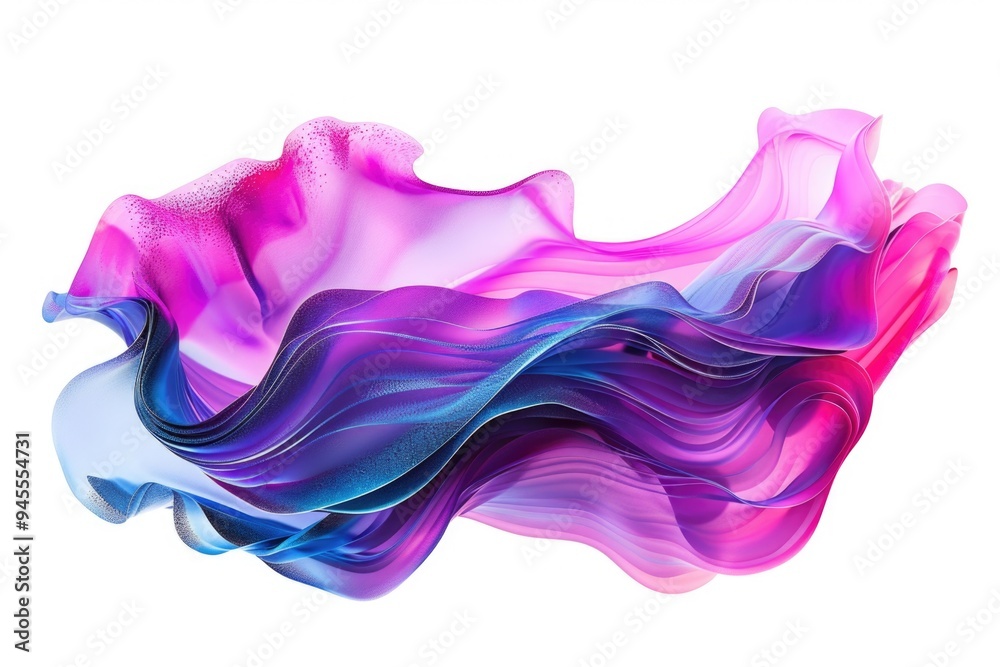 A vibrant abstract art piece featuring pink and blue colors on a white background, perfect for decorating your home or office space A vibrant abstract art piece featuring pink and blue colors on a white background, perfect for decorating your home or office space