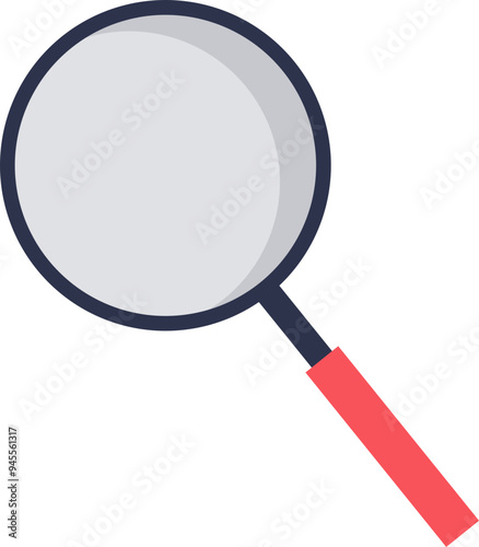 A magnifying glass symbolizing detailed examination or focus on a subject.