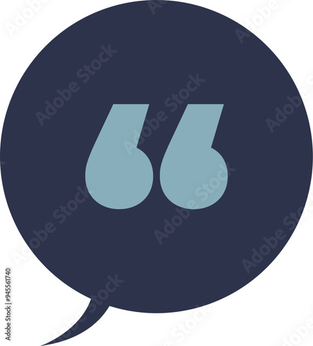 A speech bubble with quotation marks, symbolizing customer feedback or a testimonial.