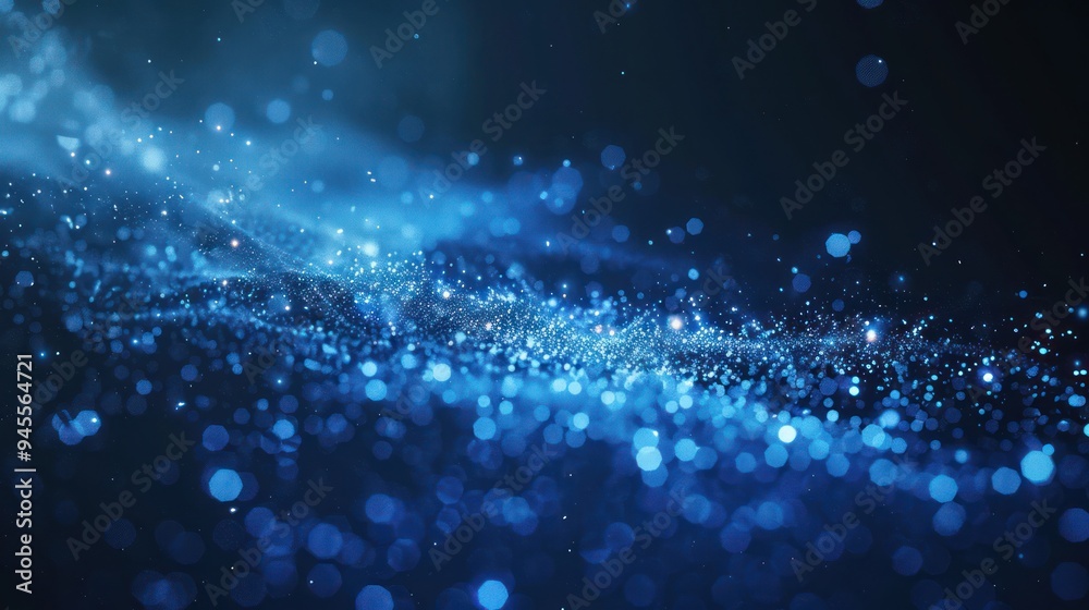 Abstract Blue Glitter Background Abstract Blue Glitter Background