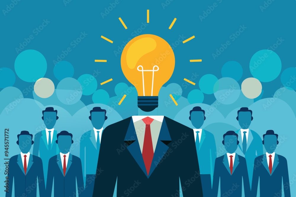 Be different, leadership individuality or unique candidate, courage or determination to success, freedom, stand out from other, freedom or creativity concept, businessman with bright lightbulb head.
Be different, leadership individuality or unique candidate, courage or determination to success, freedom, stand out from other, freedom or creativity concept, businessman with bright lightbulb head.
