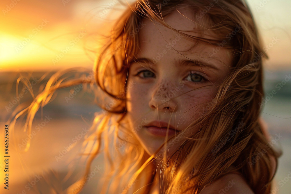 Photorealistic beautiful young woman on the seashore generative AI Photorealistic beautiful young woman on the seashore generative AI
