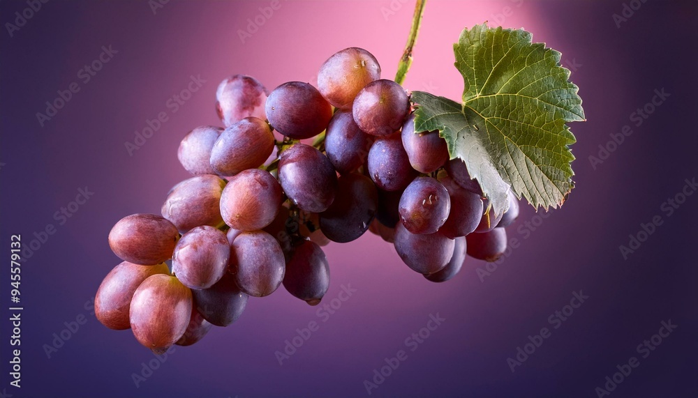 Obraz premium grapes berries in air fruit freshness healthy