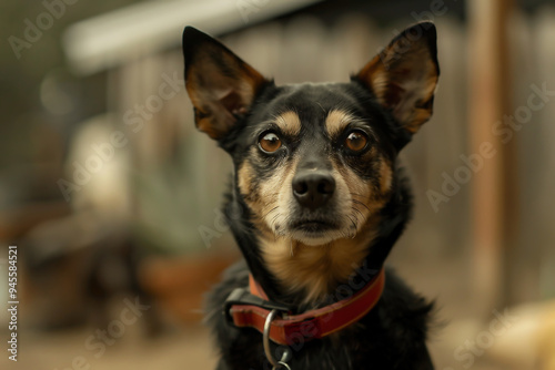 Hund, süsser Wachhund, treuer Freund des Menschen photo