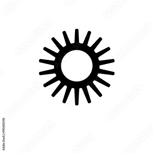 Ship Steering Wheel, Boat Rudder Solid Flat Vector Icon Isolated on White Background.