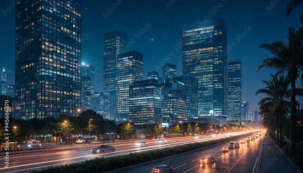 City at night City at night