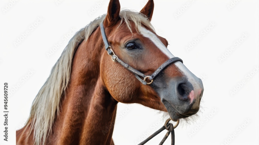 Horse head isolated on white or transparent PNG Horse head isolated on white or transparent PNG