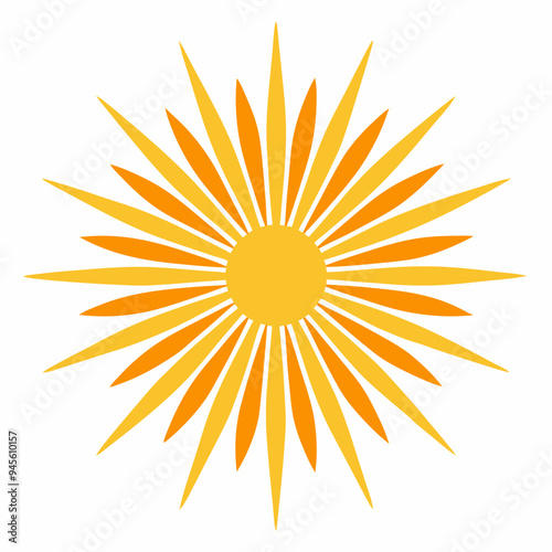 sunburst vector illustration