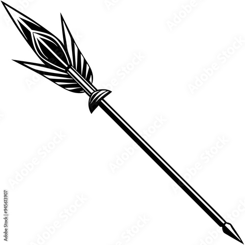 javelin vector illustration