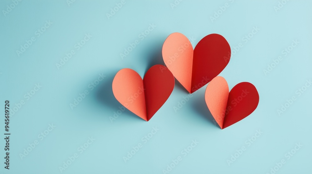 The Red Paper Hearts The Red Paper Hearts
