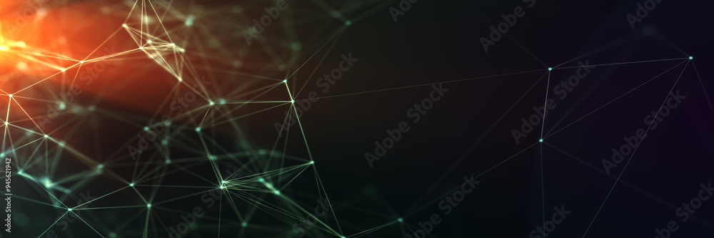 Abstract futuristic - technology with polygonal shapes on dark blue background. Design digital technology concept. 3d illustration. Abstract futuristic - technology with polygonal shapes on dark blue background. Design digital technology concept. 3d illustration.