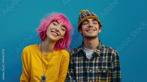 The Joyful Young Couple photo