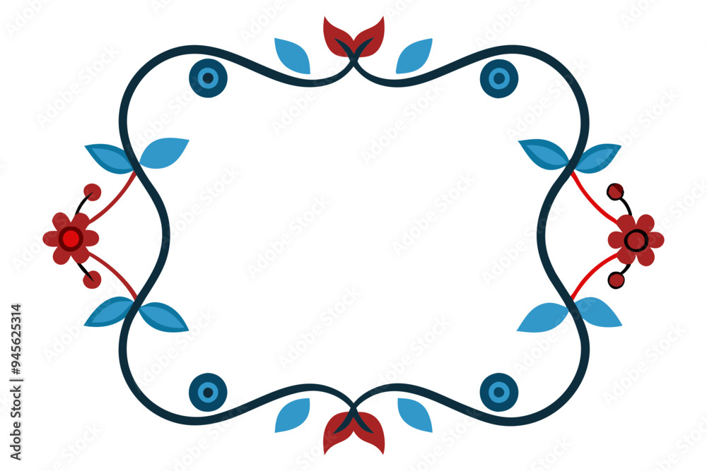 Floral Frame Vector: Elegant Designs for Invitations and Decor Floral Frame Vector: Elegant Designs for Invitations and Decor