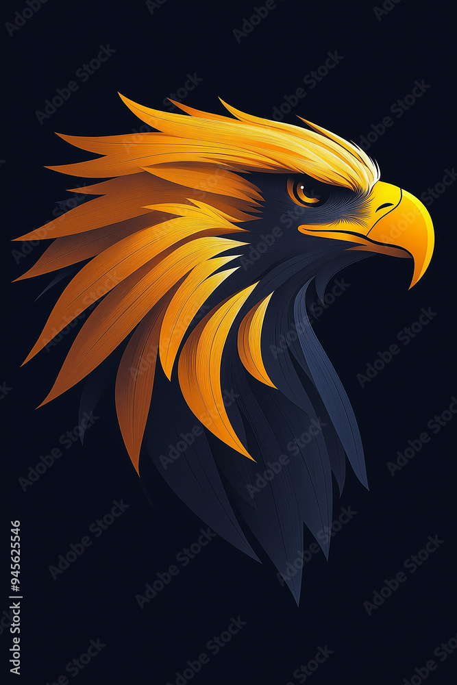 Fototapeta premium head of eagle
