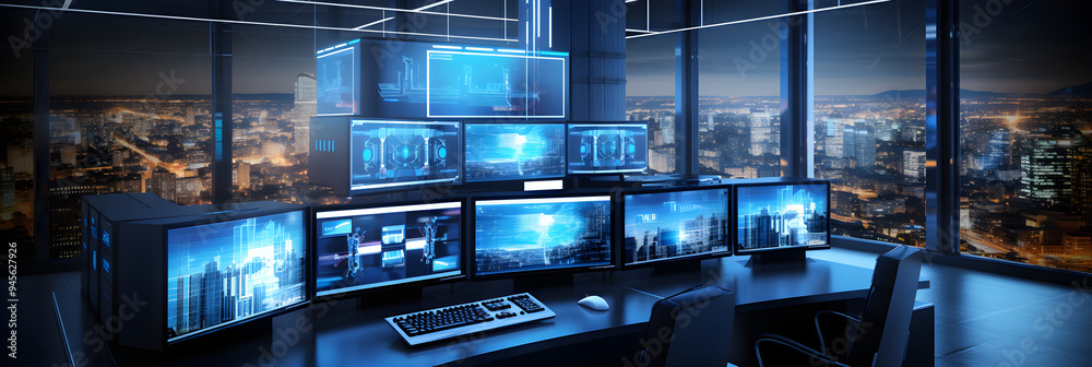 Large Scale Computing Brilliance - GS Computers in an Advanced Technological Workspace