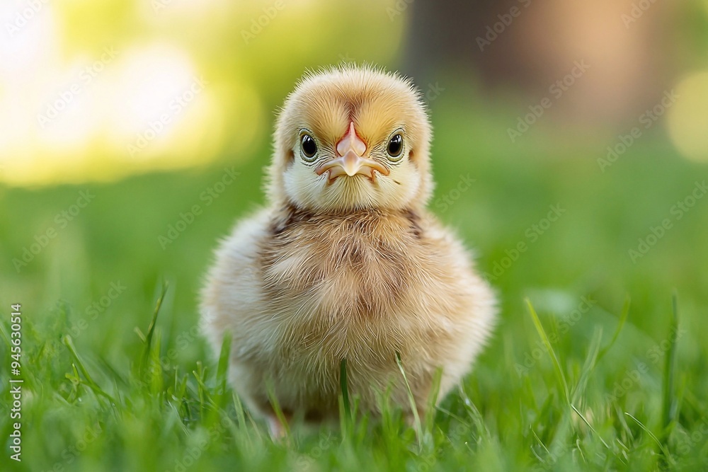 baby chicken on grass baby chicken on grass