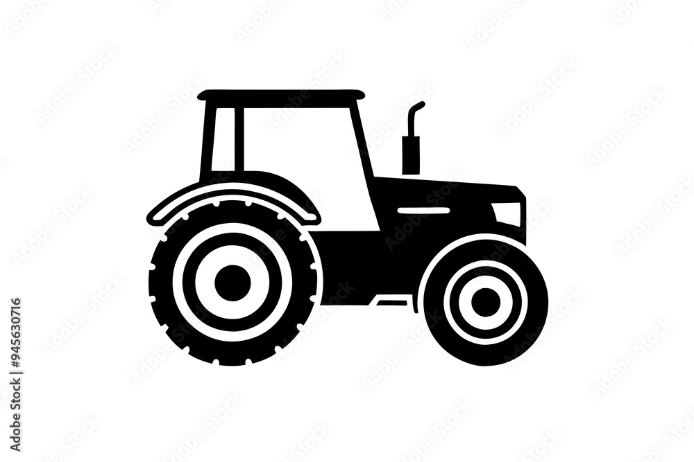 tractor isolated on a white background tractor isolated on a white background