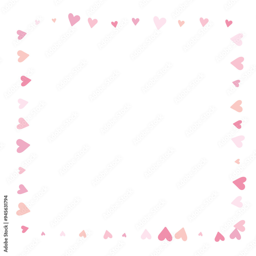 Texture with pink heart, vector decoration for banners and cards Texture with pink heart, vector decoration for banners and cards