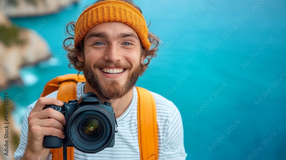 Obraz premium photographer with camera