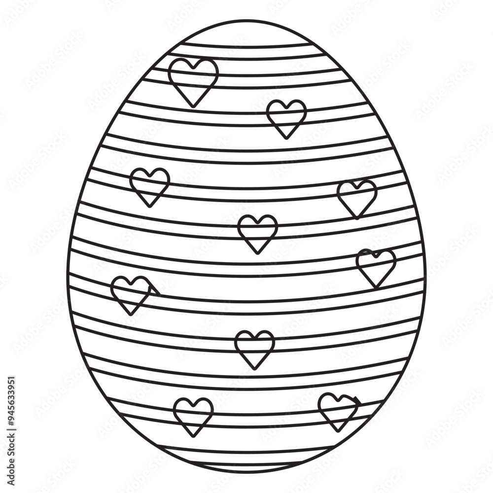 Hand Drawn Easter Eggs Illustration. Isolated Vector in Doodle Style Hand Drawn Easter Eggs Illustration. Isolated Vector in Doodle Style