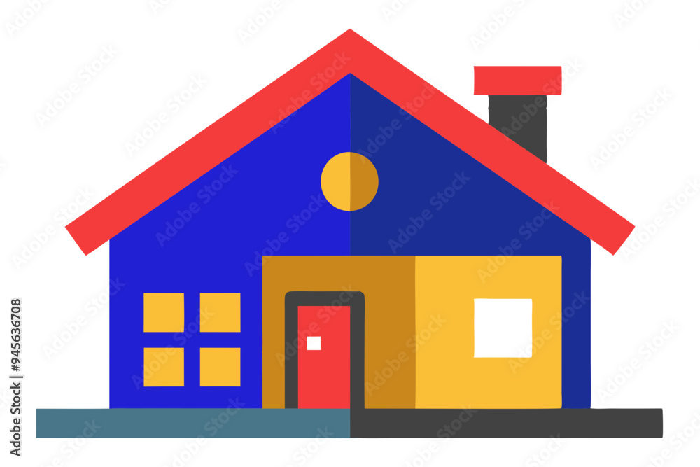 Modern House Vector Art: Ideal for Websites, Apps, and More Modern House Vector Art: Ideal for Websites, Apps, and More