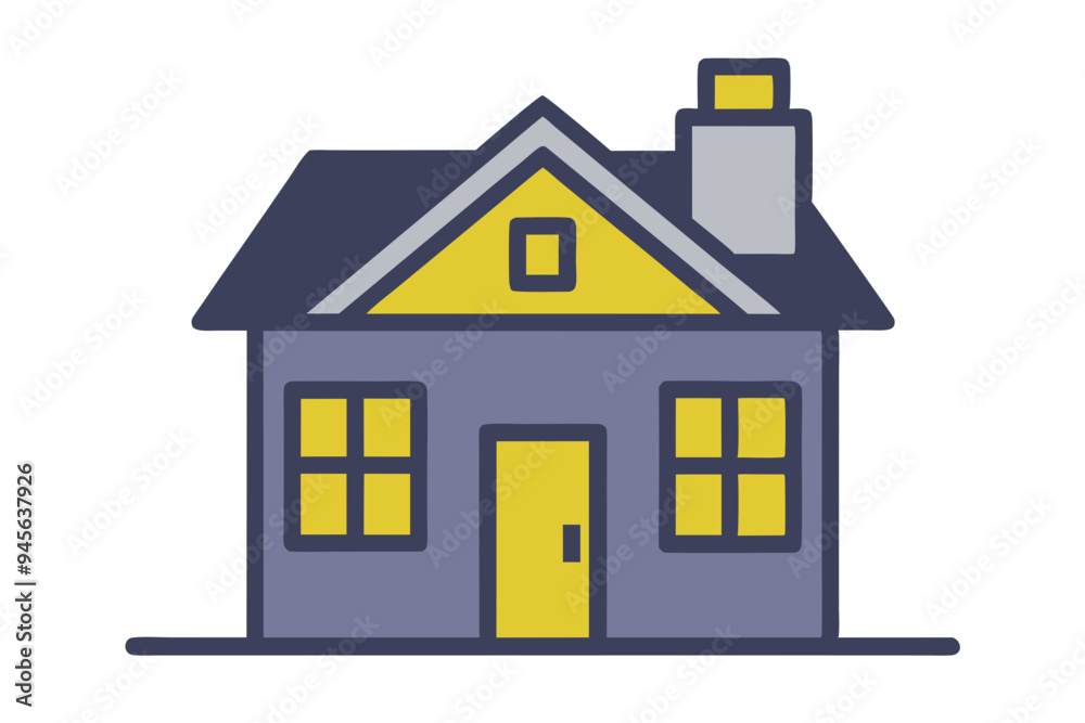 House Vector: High-Quality Illustrations for Real Estate and Design House Vector: High-Quality Illustrations for Real Estate and Design