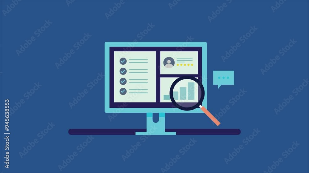 Work List, Checklist software, Business CRM, SEO checklist. Animation video clip. Work List, Checklist software, Business CRM, SEO checklist. Animation video clip.