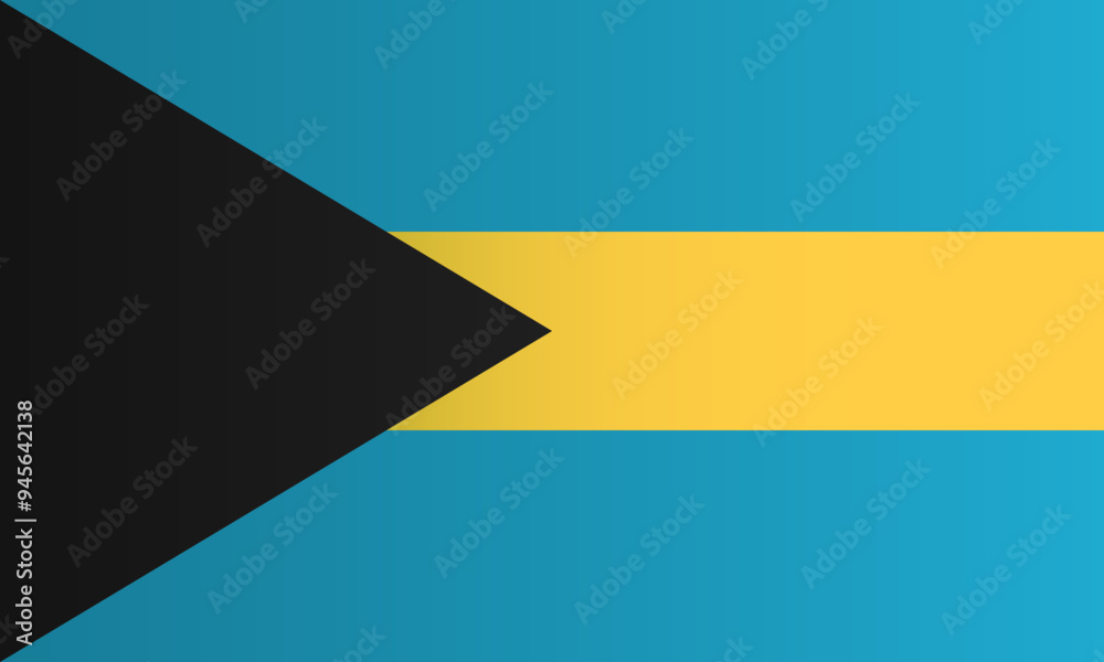 National flag of Bahamas island. Country identity National flag of Bahamas island. Country identity