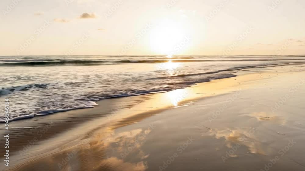 beautiful sunset over the sea beach wave sunrise tranquille mood moddy beautiful sunset over the sea beach wave sunrise tranquille mood moddy
