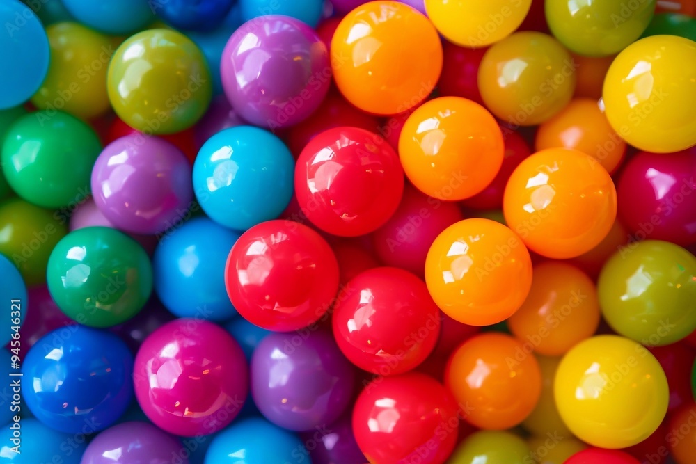 A vibrant composition of colorful rainbow matte balls in various sizes, artfully scattered across a surface. The balls range from small to large, displaying a soft, non-reflective finish with a smooth A vibrant composition of colorful rainbow matte balls in various sizes, artfully scattered across a surface. The balls range from small to large, displaying a soft, non-reflective finish with a smooth