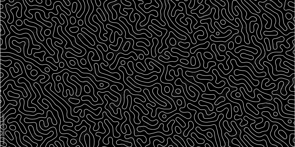 Abstract seamless turing pattern minimal organic geometric black background. white stock line abstract pattern Transparent monochrome striped texture, seamless pattern, modern stylish texture. Abstract seamless turing pattern minimal organic geometric black background. white stock line abstract pattern Transparent monochrome striped texture, seamless pattern, modern stylish texture.