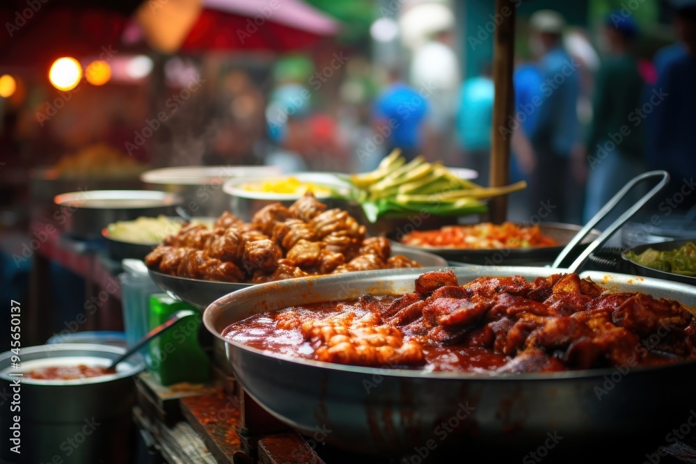 Food restaurant buffet street. Food restaurant buffet street.