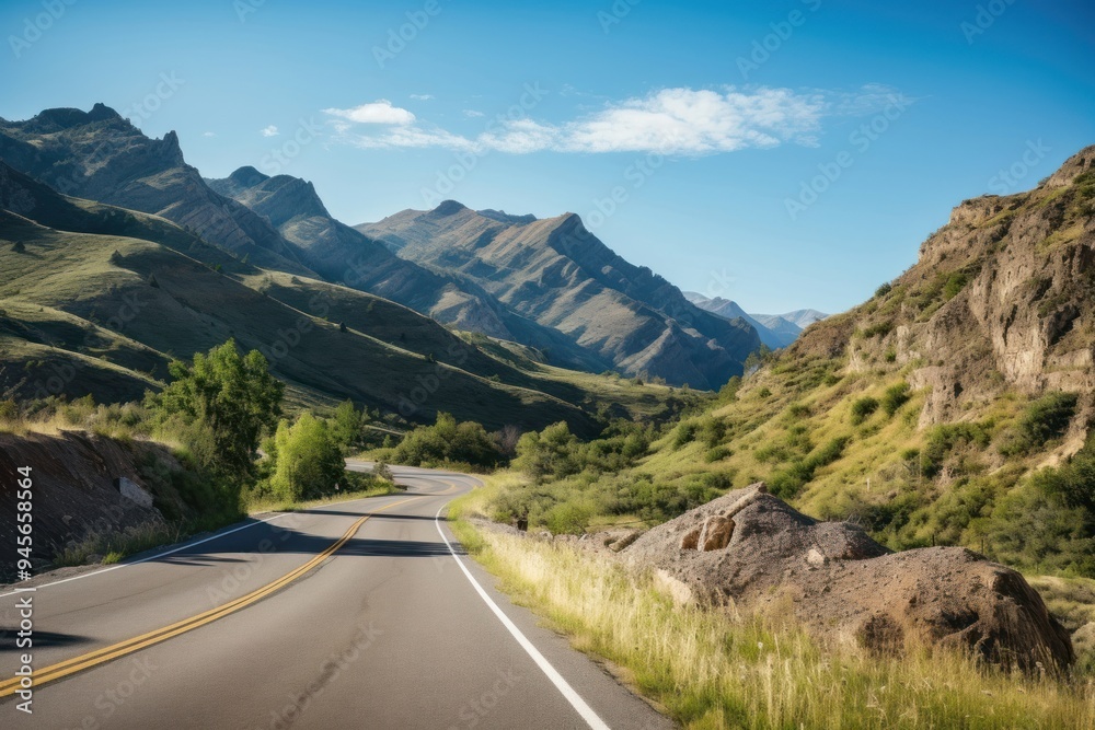 Fototapeta premium Road outdoors highway freeway.