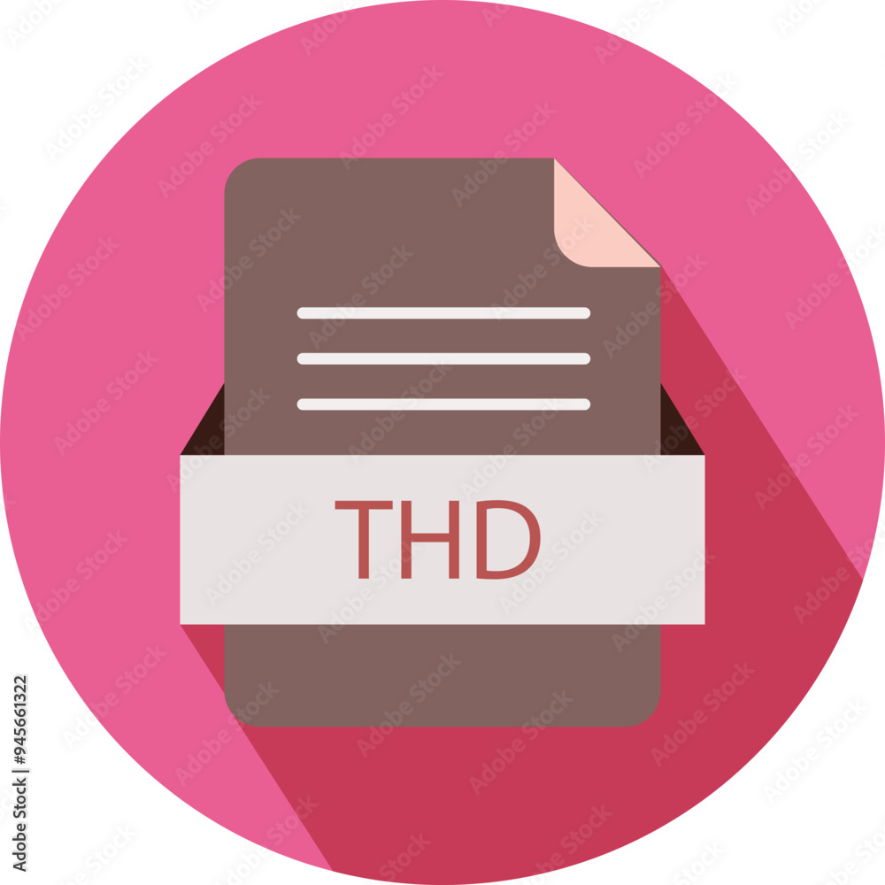 THD File icon with black shadow