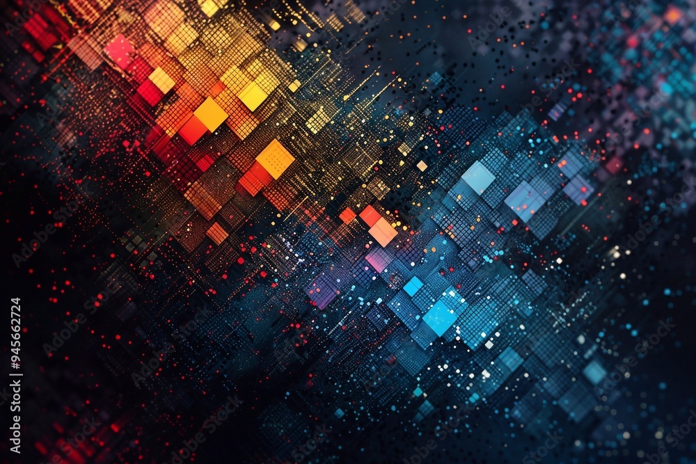 abstract background with squares. Graphic Noise Create a design that simulates a abstract background with squares. Graphic Noise Create a design that simulates a