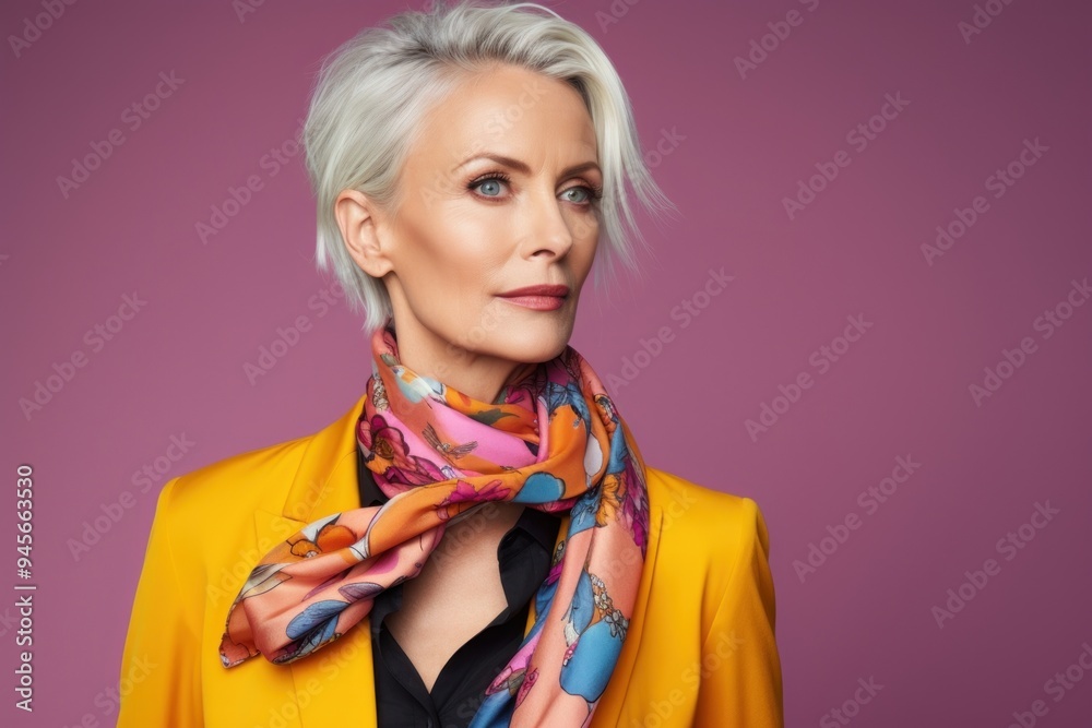 Fashion scarf individuality hairstyle. Fashion scarf individuality hairstyle.