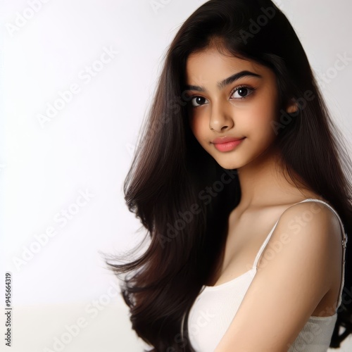 girl posing in the studio