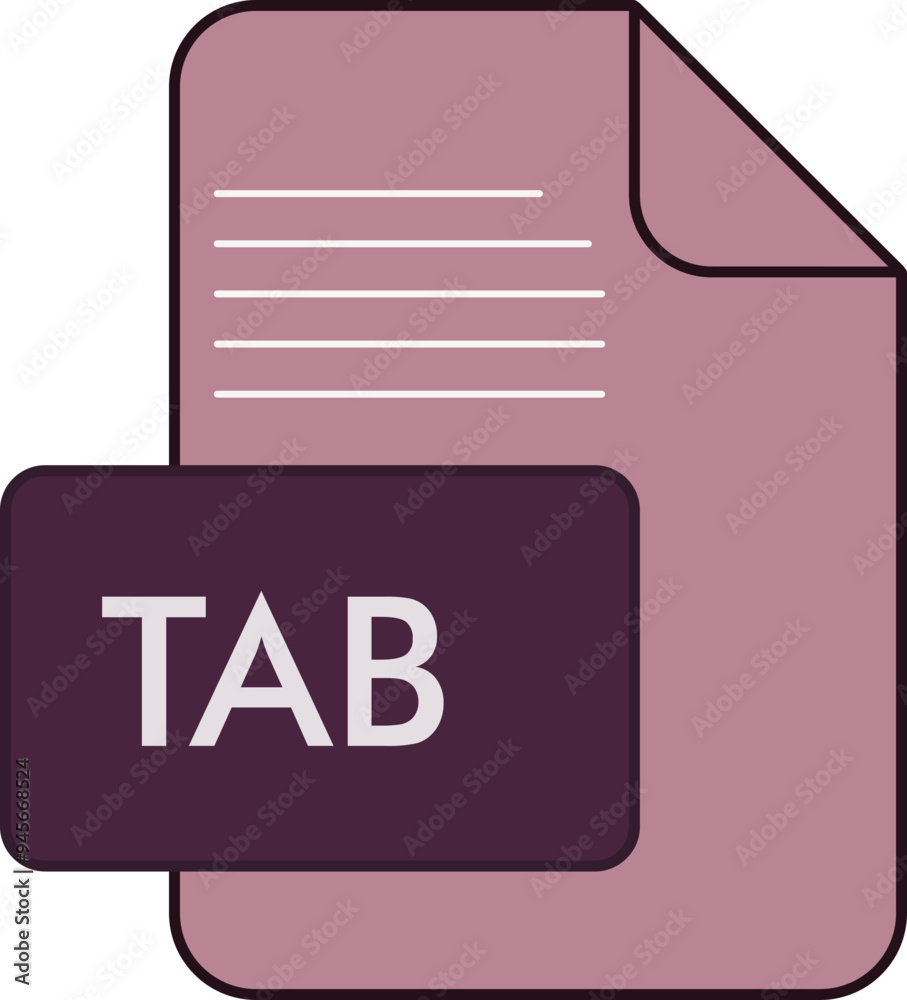 TAB Fille extension icon fIill and outline TAB Fille extension icon fIill and outline