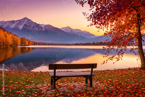 sunrise on the lake