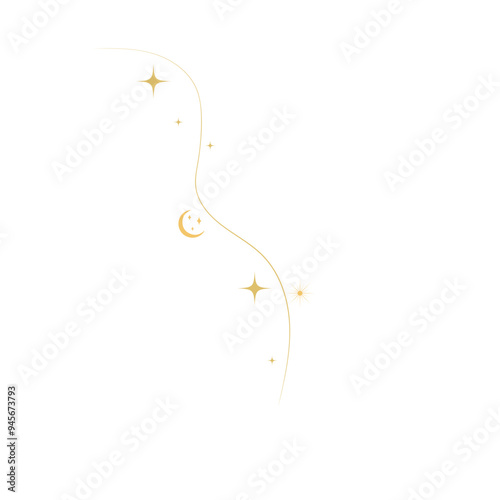 Decorative Gold celestial