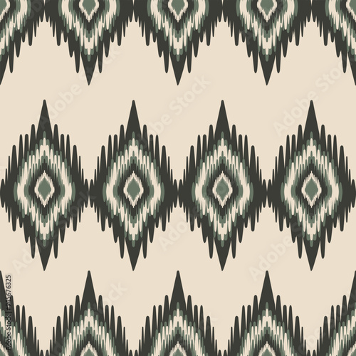 IKAT traditional style, seamless pattern design for texture, fabric, clothing, wrapping, carpet, print. 