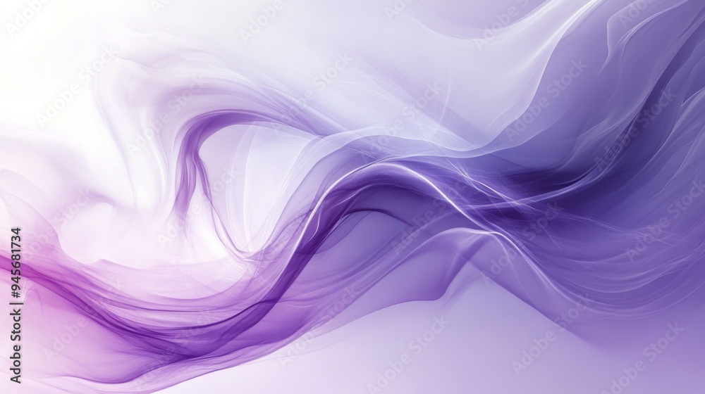 Abstract Purple Smoke Waves in Fluid Motion Abstract Purple Smoke Waves in Fluid Motion