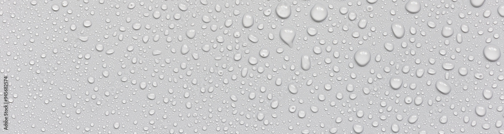 Water drops on abstract gray background. Water drops on abstract gray background.
