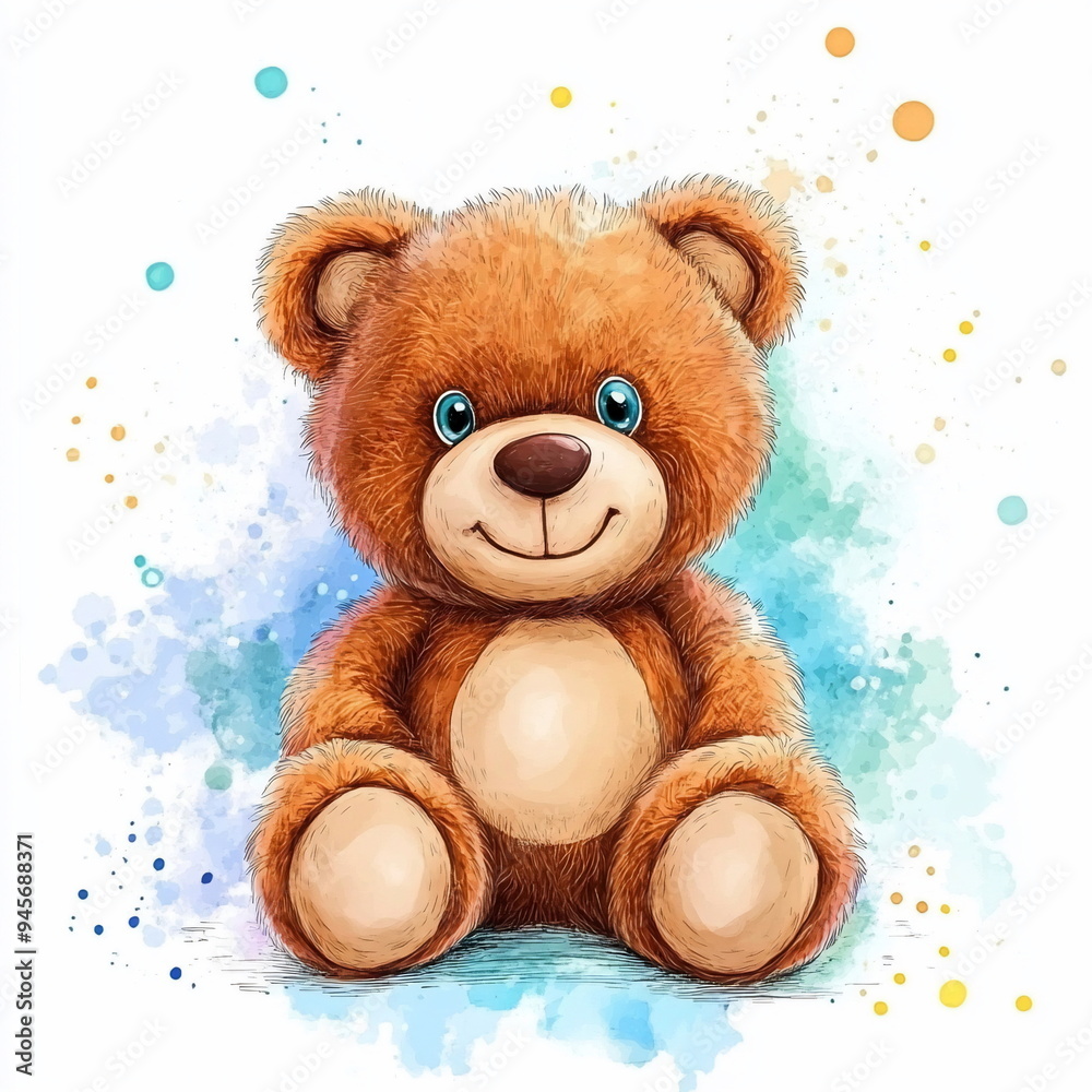 Cute Teddy Bear. Cute Teddy Bear.