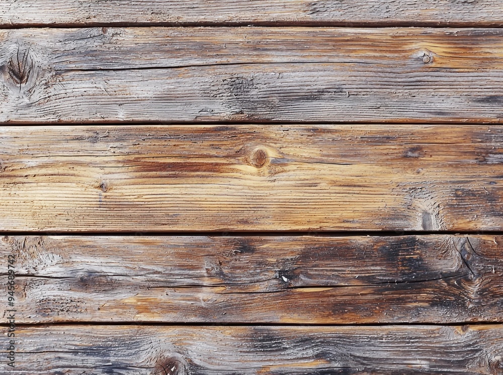 Wooden plank texture with natural grain and dark brown tones Generative AI Wooden plank texture with natural grain and dark brown tones Generative AI