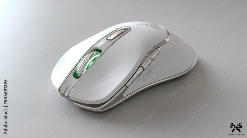 White Gaming Mouse White Gaming Mouse