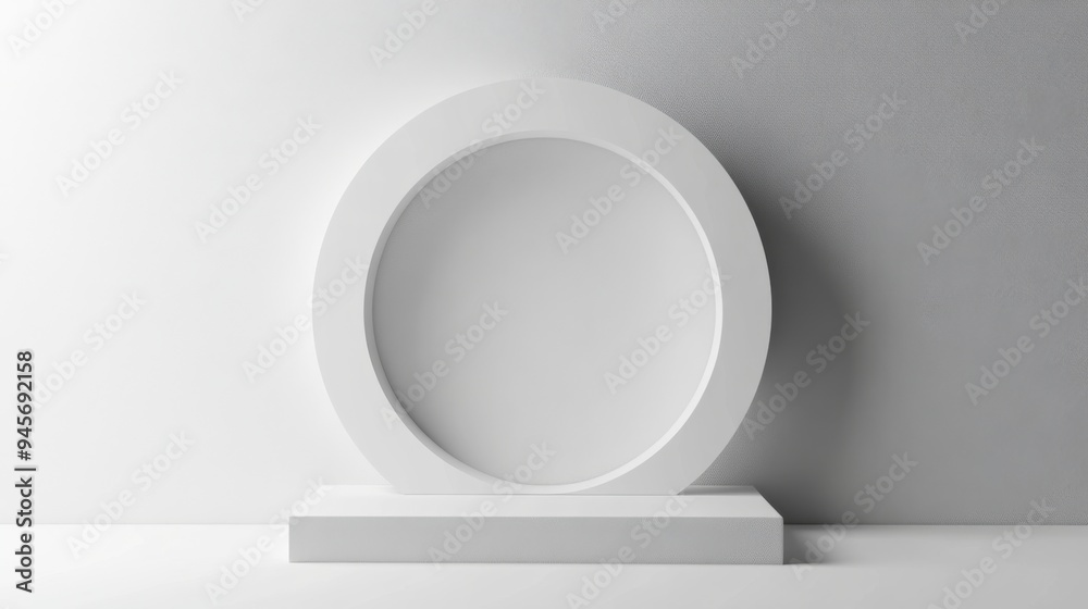 Modern White Abstract Sculpture Modern White Abstract Sculpture