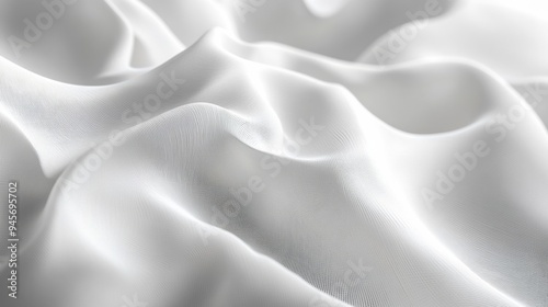 White Silk Fabric Texture