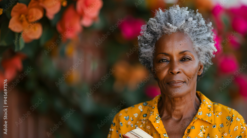 Fototapeta premium Elderly Reciting Favorite Shakespearean Sonne