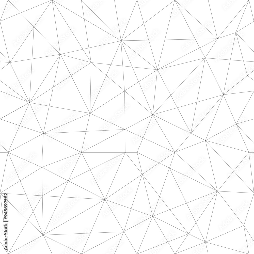 Seamless triangular mesh. Polygonal vector background. Triangular geometric pattern. Dots connected by lines. Seamless triangular mesh. Polygonal vector background. Triangular geometric pattern. Dots connected by lines.
